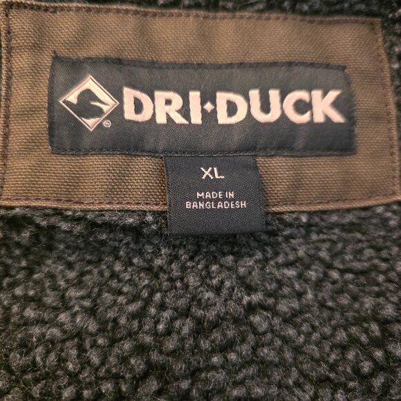 Dri-Duck Endeavor Heavy Canvas with Sherpa Lined Inside Men's Jacket - Picture 7 of 8